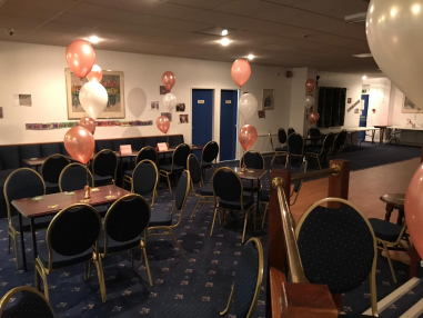 Function Room with balloons